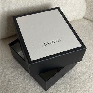 Gucci Black and White Branded Gift Box